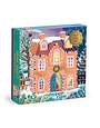 Galison 500 Piece Foil Puzzle Home Sweet Holidays