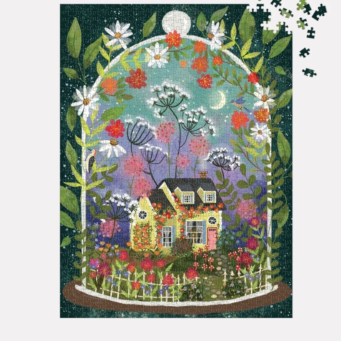 Galison 1000 Piece Foil Puzzle Bloomarium