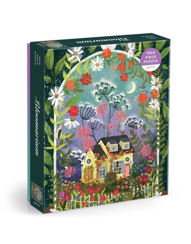 Galison 1000 Piece Foil Puzzle Bloomarium