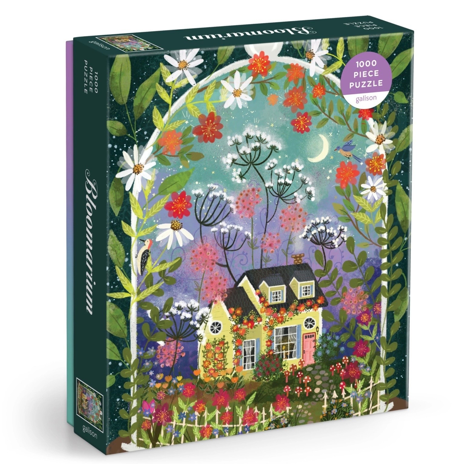 Galison 1000 Piece Foil Puzzle Bloomarium