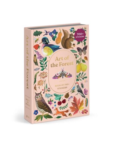 Galison Art Of The Forest Sticker Book
