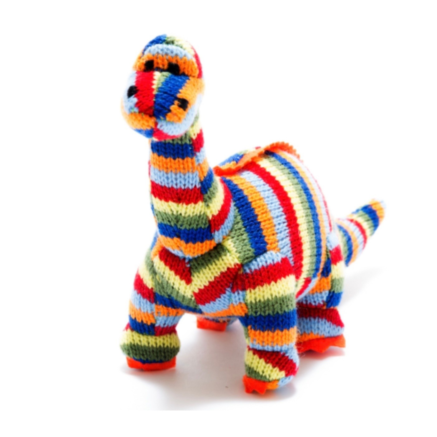 Best Years Knitted Diplodocus Mini Rattles