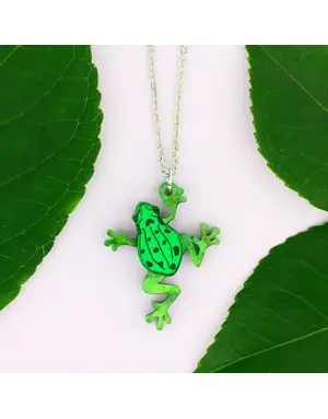 Common Frog Charm Necklace