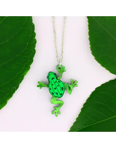 Common Frog Charm Necklace