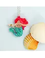 Naked Mermaid Necklace Pink