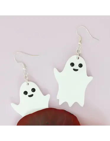 Ghosty Dangly Earrings