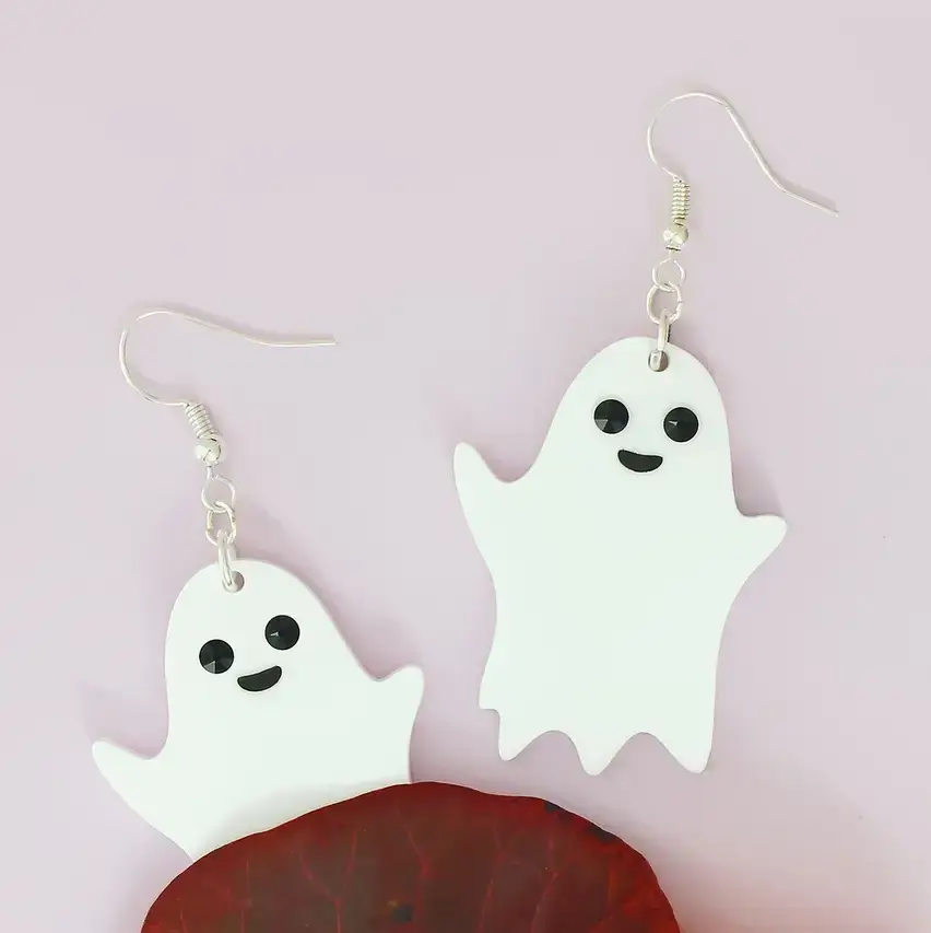 Ghosty Dangly Earrings