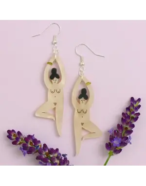 Naked Yoga Earrings
