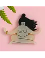 Naked Yoga Brooch