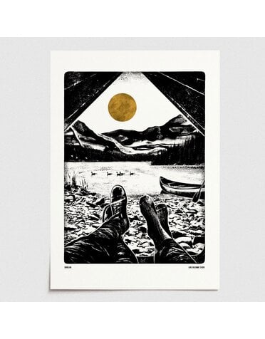 Luke Holcombe Studio A4 Print Shoreline