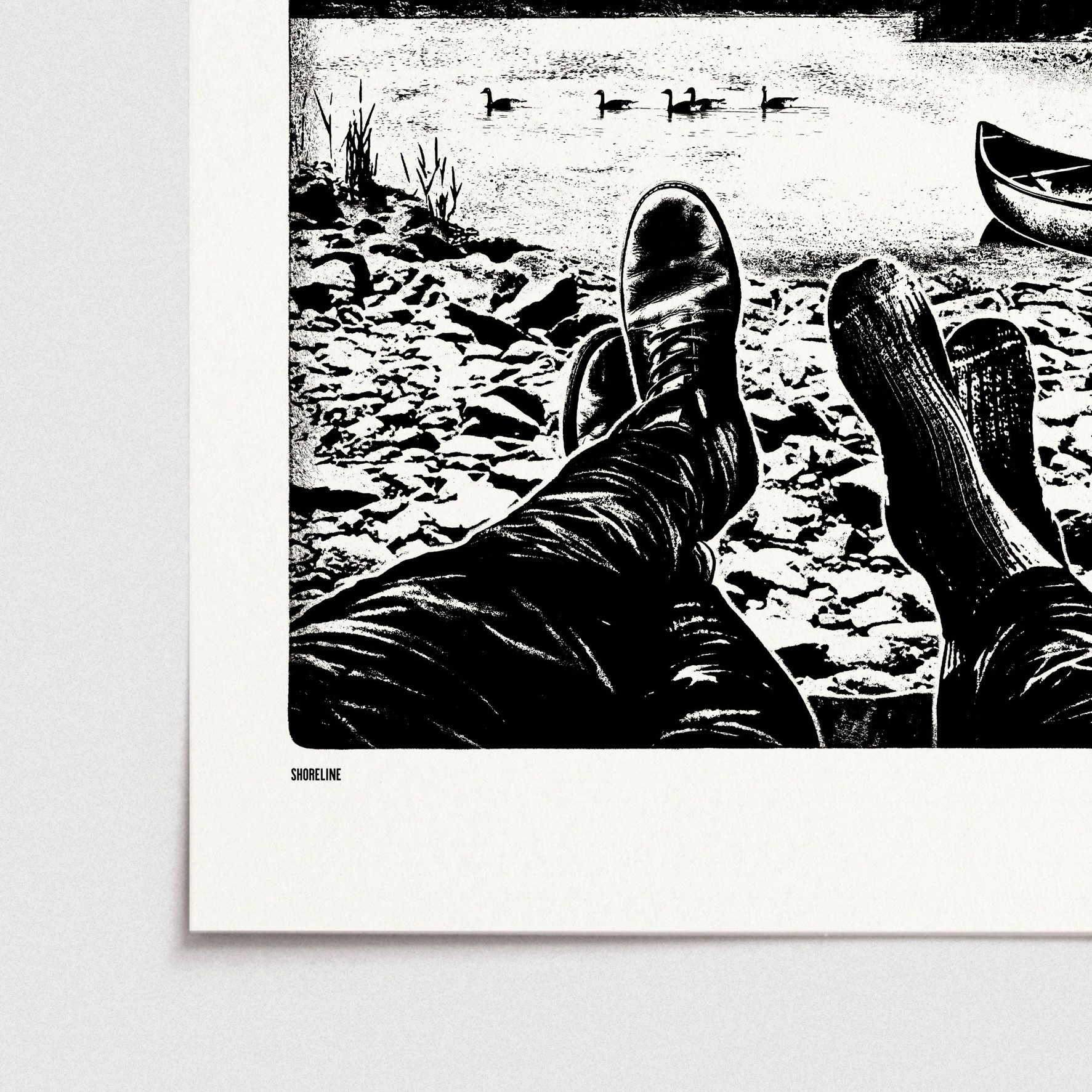 Luke Holcombe Studio A4 Print Shoreline