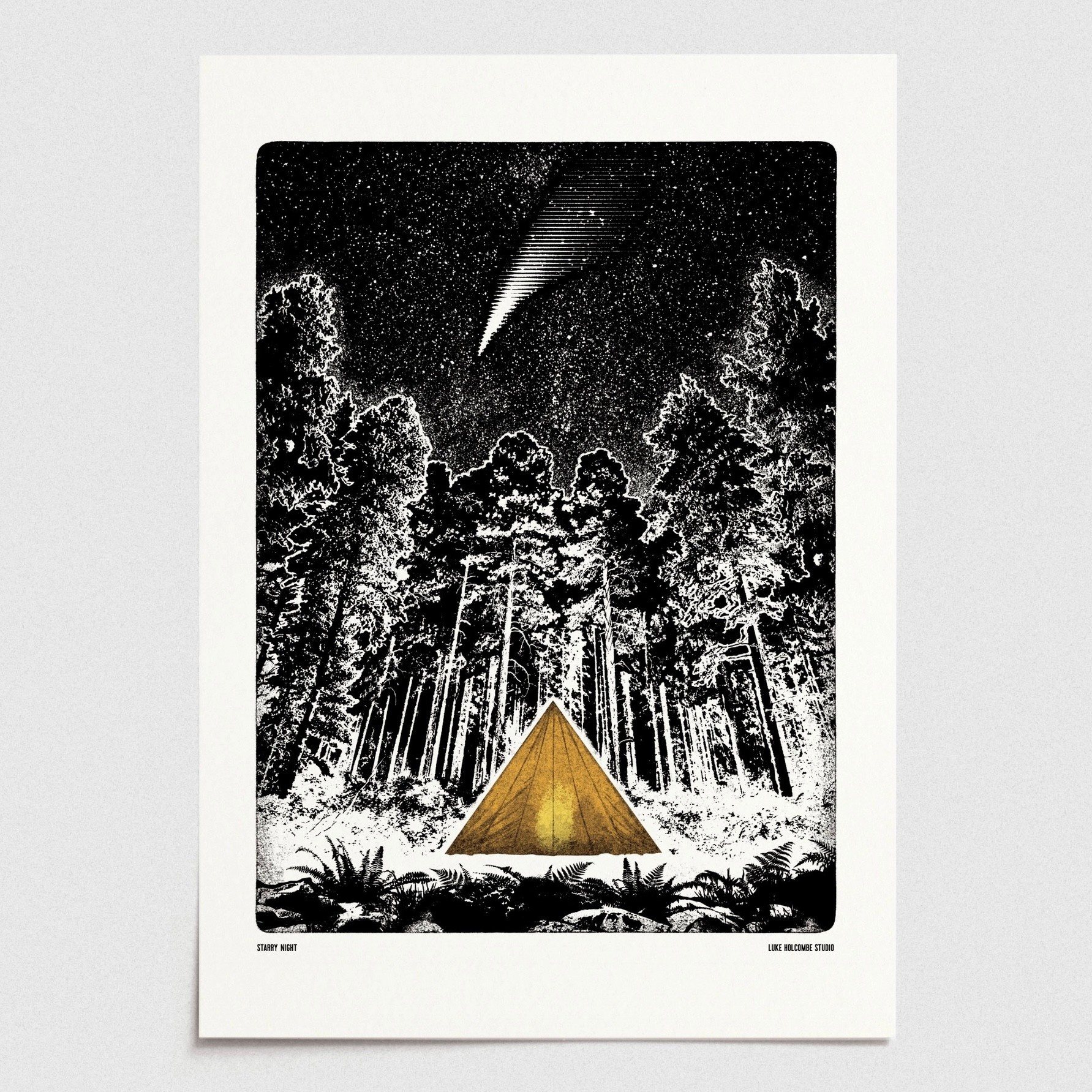Luke Holcombe Studio A4 Print Starry Night