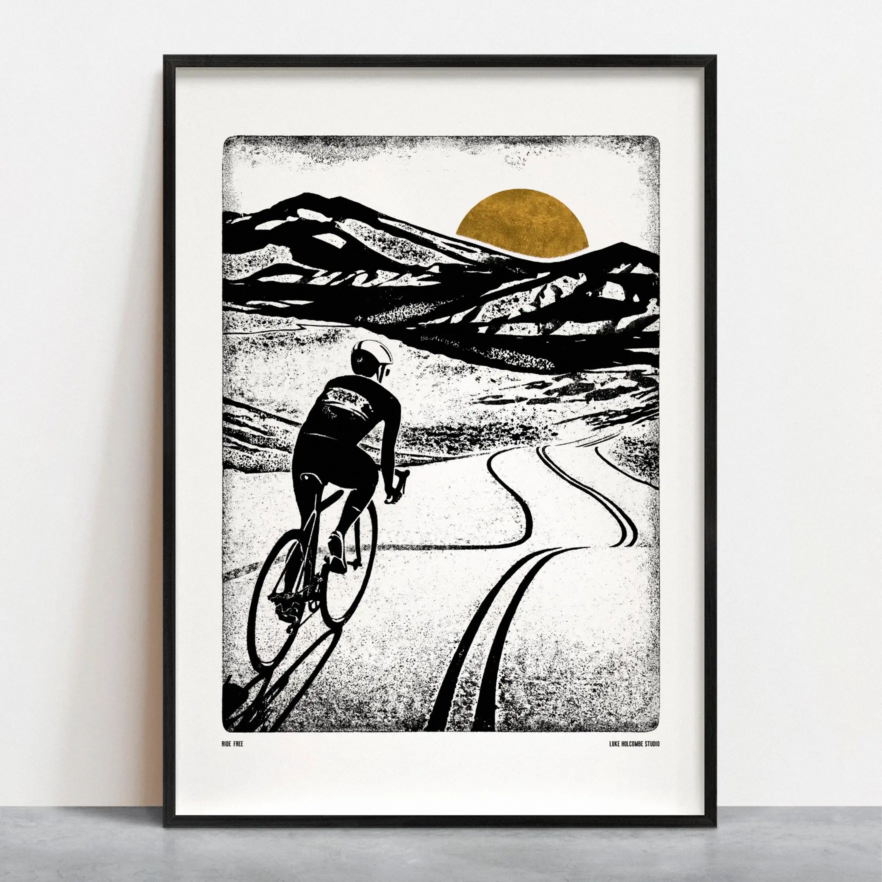 Luke Holcombe Studio A4 Print Ride Free