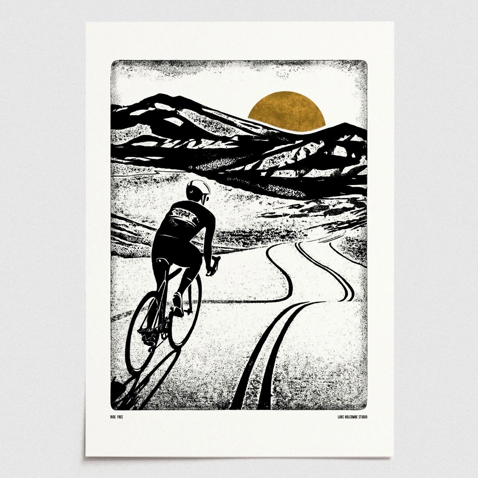 Luke Holcombe Studio A4 Print Ride Free