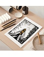 Luke Holcombe Studio A4 Print Lake Flight