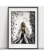 Luke Holcombe Studio A4 Print Lake Flight