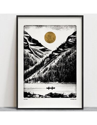 Luke Holcombe Studio A4 Print Lost In Today Canoe