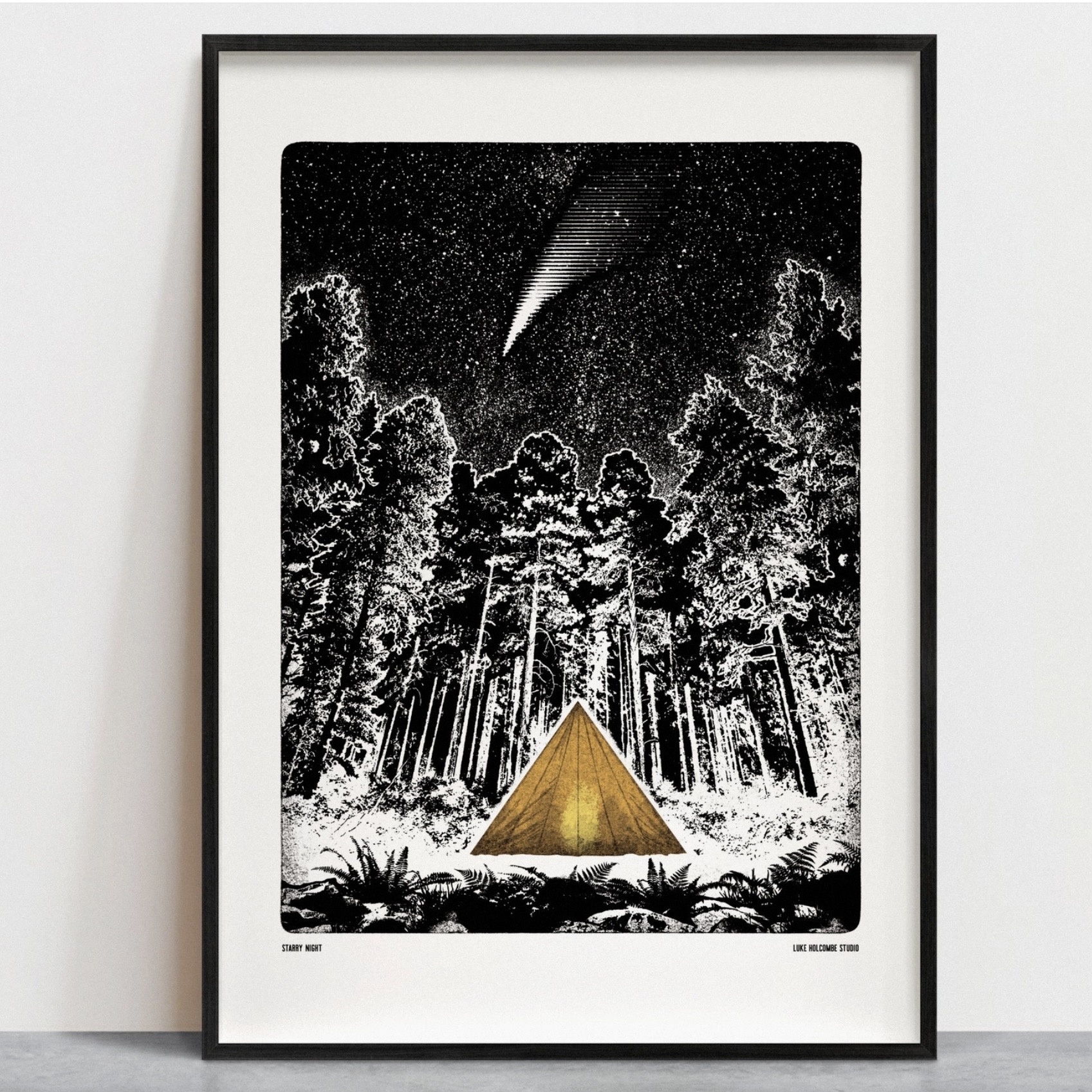 Luke Holcombe Studio A4 Print Starry Night