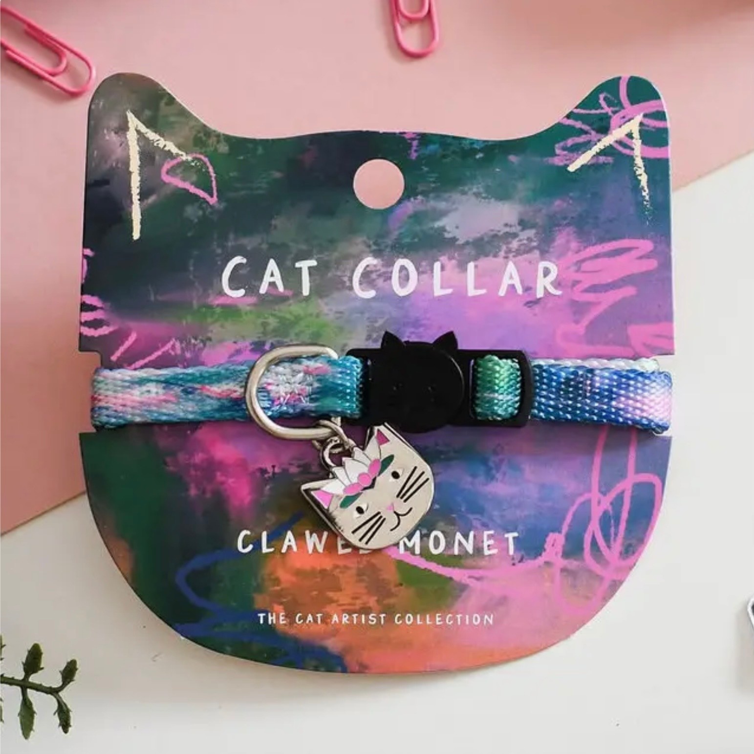 Niaski Claude Monet Artist Cat Collar