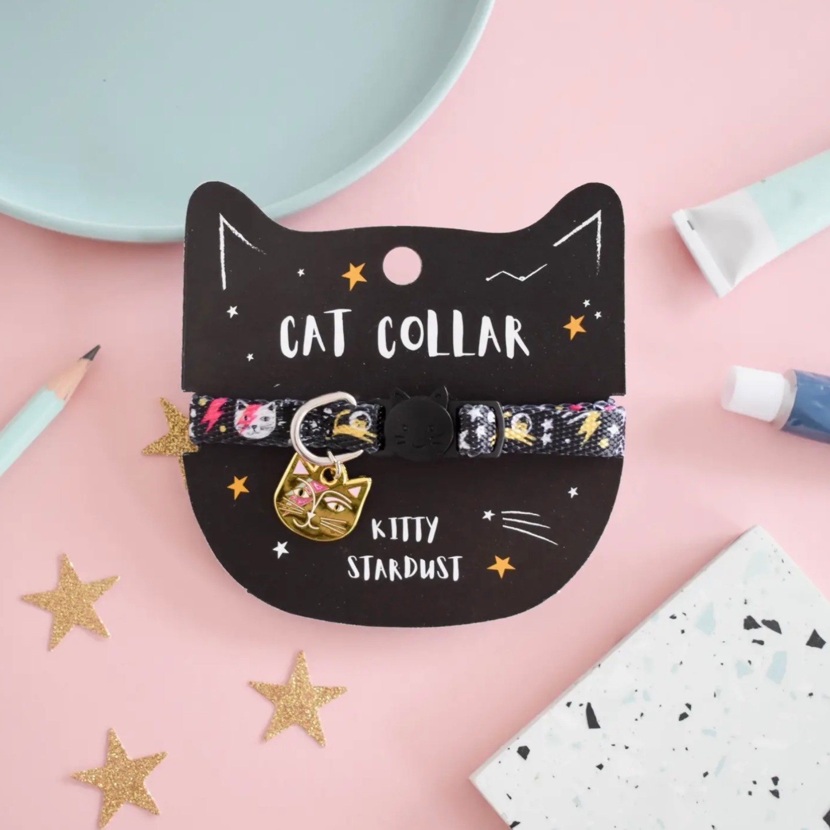 Niaski Kitty Stardust Artist Cat Collar