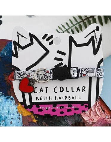 Niaski Keith Hairball Artist Cat Collar