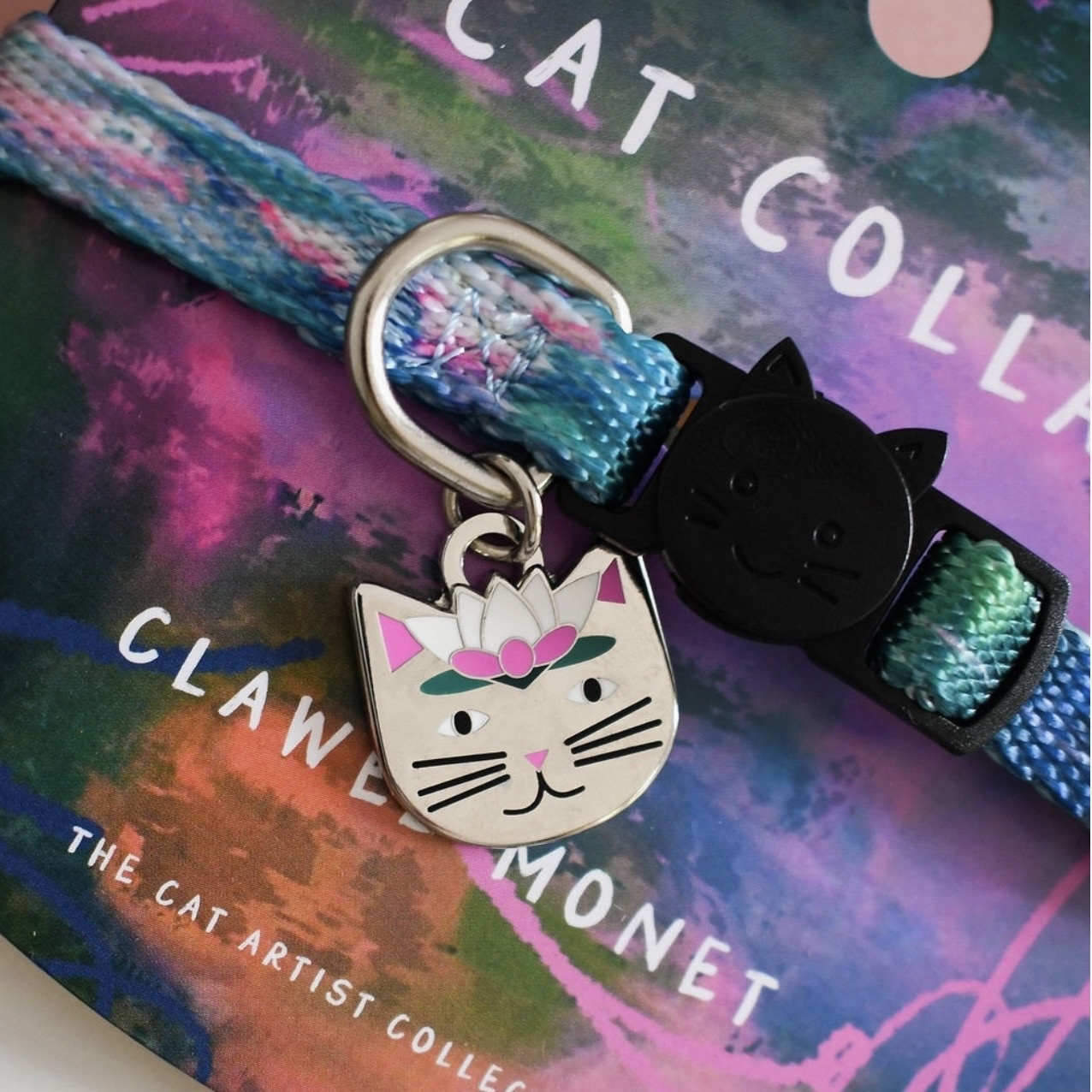 Niaski Claude Monet Artist Cat Collar