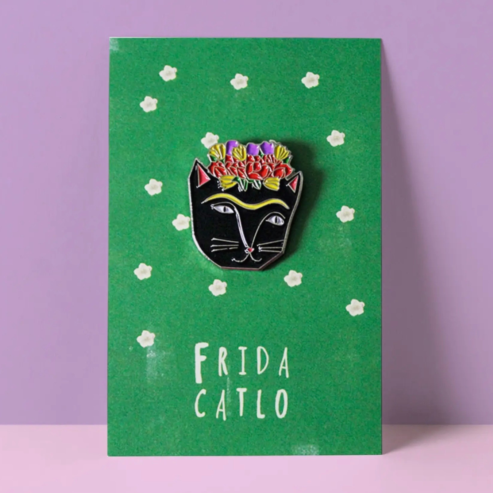 Niaski Frida Catlo Artist Pin Badge
