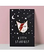 Niaski Kitty Stardust Cat Musician Pin Badge