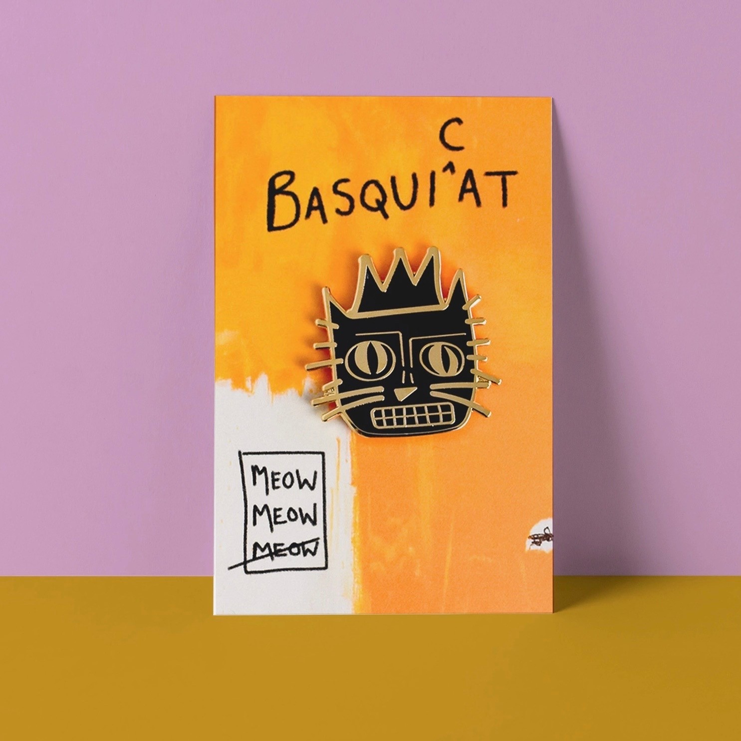 Niaski BasquiCAT Artist Pin Badge