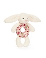 Jellycat Blossom Cream Bunny ‘Berry’ Rattle