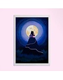 Hello Grimes A4 Print Midnight