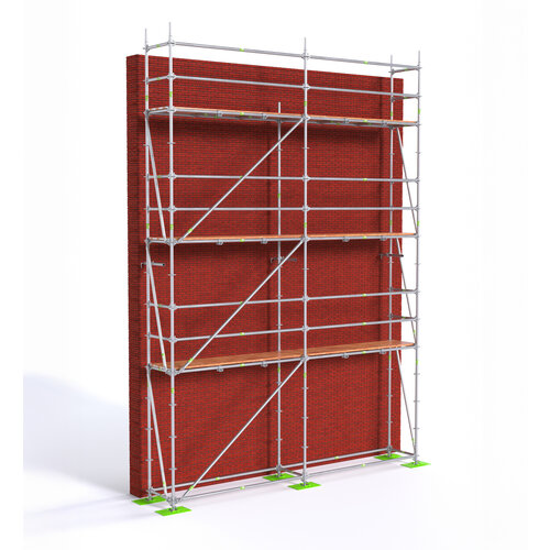 RMS Rix Steigers Complete Set 40 m2 - 5 x 8 meter RMS Rix Steigers Complete Set 40 m2 - 5 x 8 meter