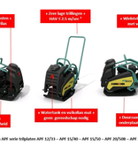 Ammann APF 15/50 Trilplaat eenrichting