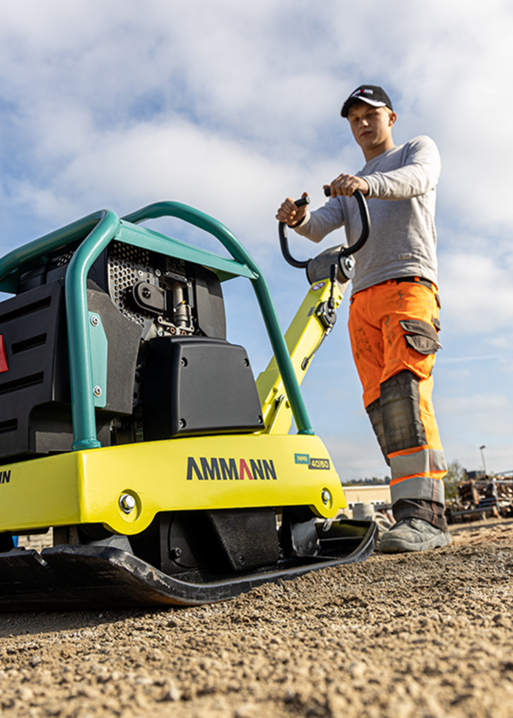 Ammann APR 30/60 hand start of e-start Trilplaat omkeerbaar