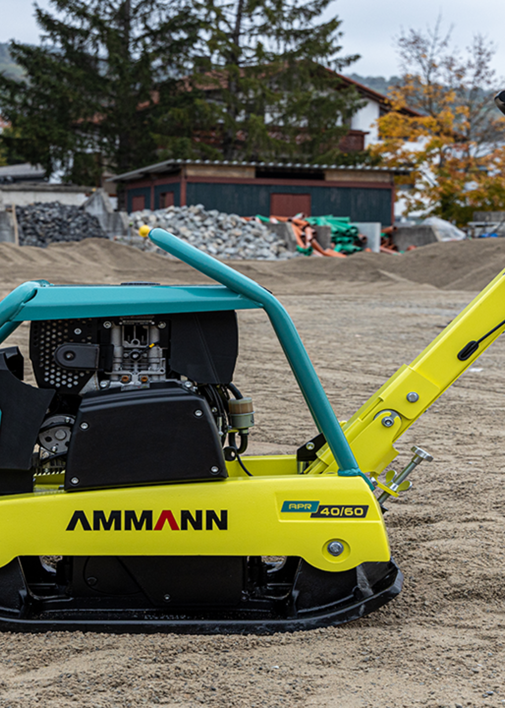Ammann APR 40/60 hand start of e-start Trilplaat omkeerbaar
