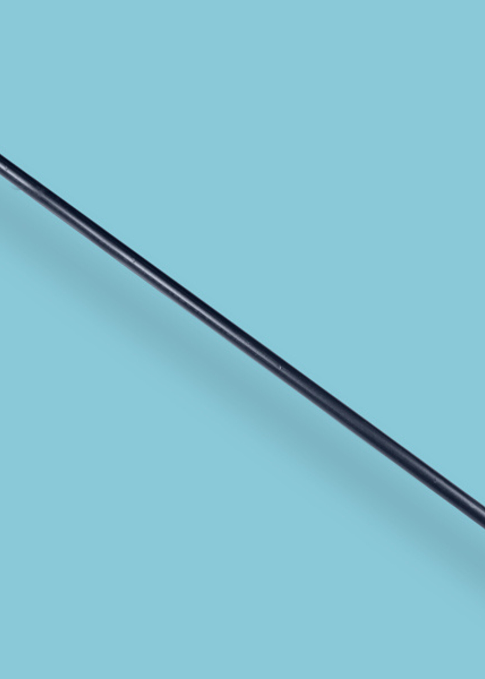 DE WIT Stootijzer 1400 x 28 rond met nylon dop rond 50 mm