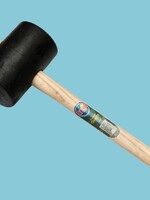 ATLAS Rubberhamer nr. 4 zacht, beide kanten vlak 1 kg.