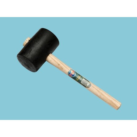 ATLAS Rubberhamer nr. 4 zacht, beide kanten vlak 1 kg.