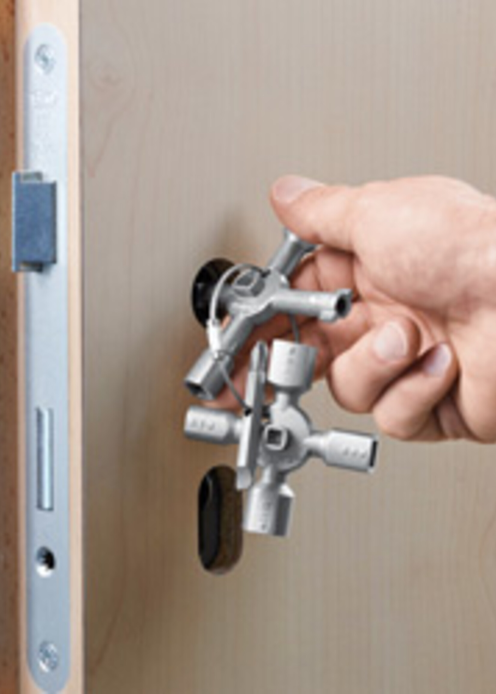 Knipex NIPEX TwinKey voor alle standaard schakelkasten en afsluitsystemen