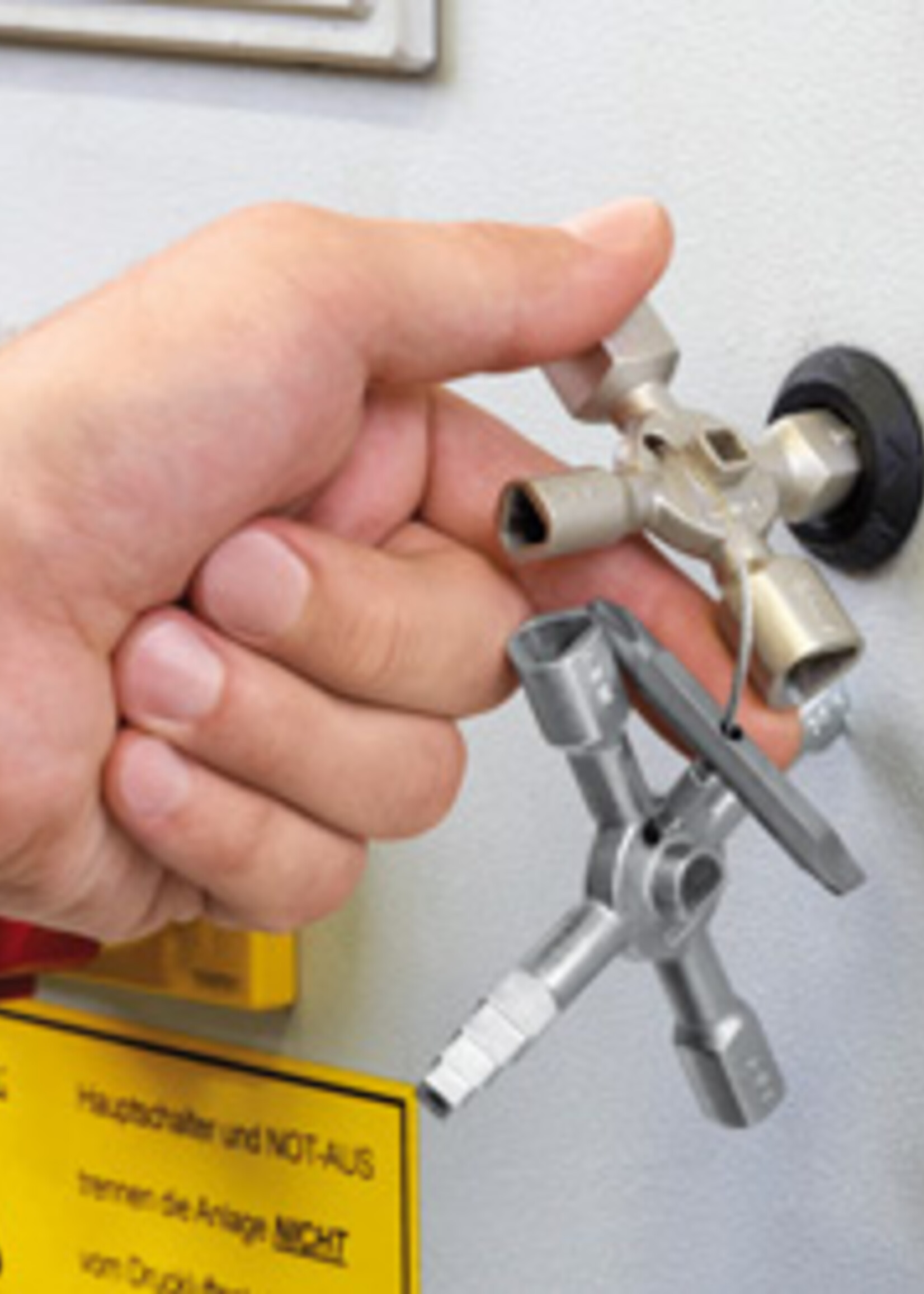 Knipex NIPEX TwinKey voor alle standaard schakelkasten en afsluitsystemen