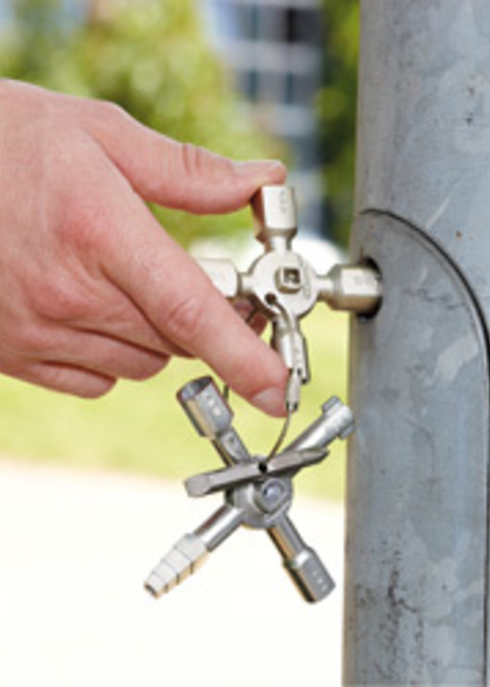 Knipex NIPEX TwinKey voor alle standaard schakelkasten en afsluitsystemen