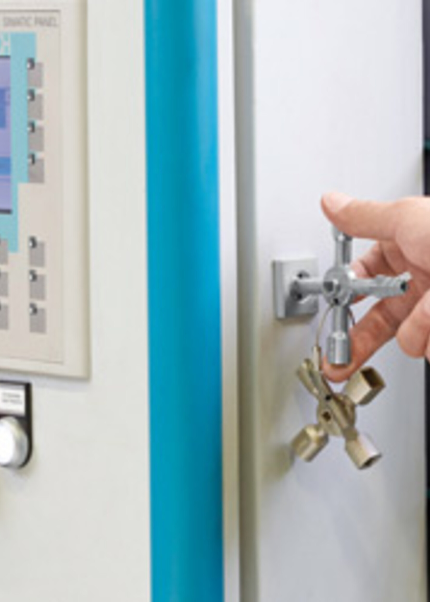 Knipex NIPEX TwinKey voor alle standaard schakelkasten en afsluitsystemen