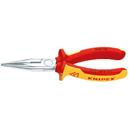 Knipex Platspitse tangen met zijsnijder (radiotangen)