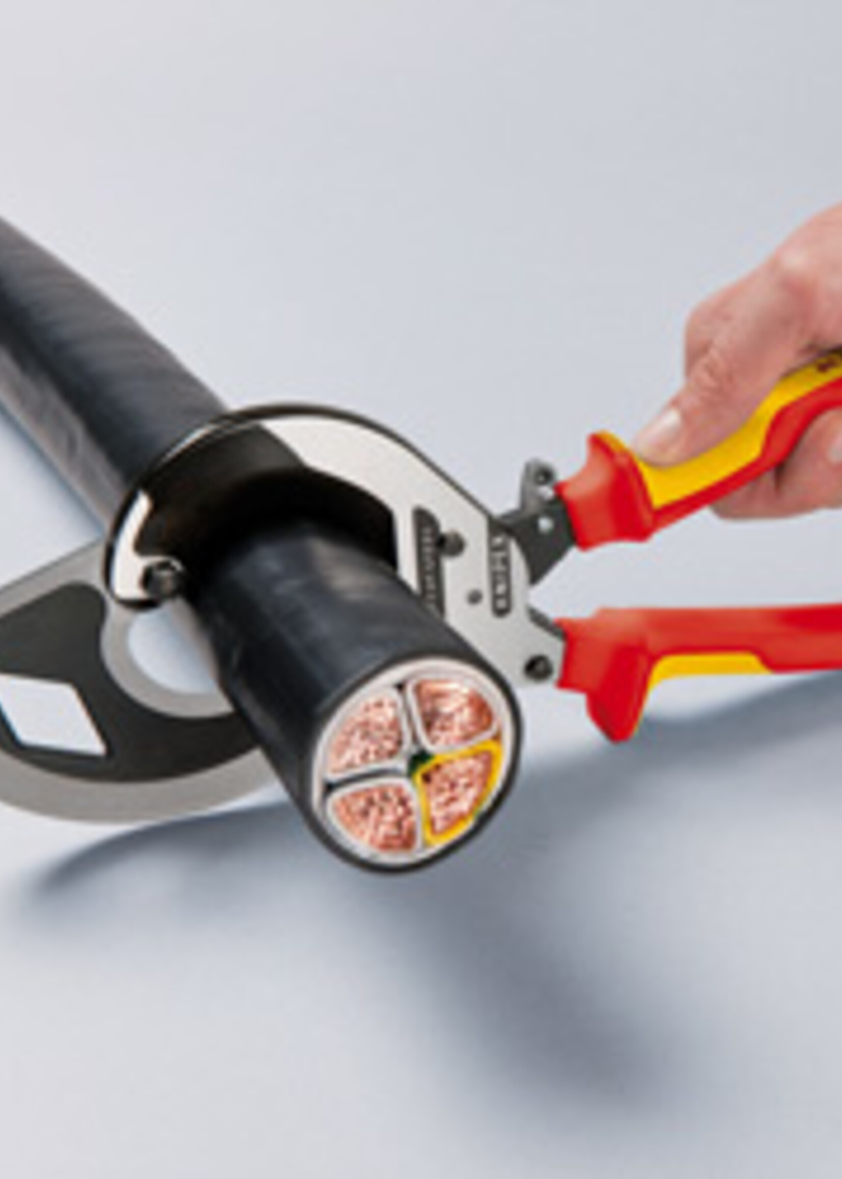 Knipex Kabelschaar (ratelprincipe, 3-versnellingen) 60mm