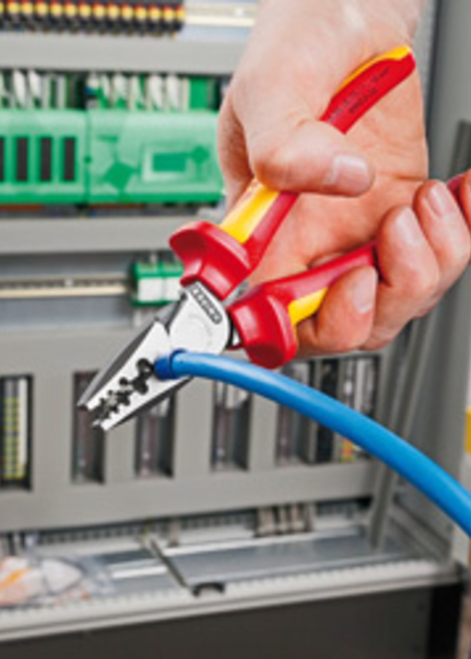 Knipex Krimptang voor adereindhulzen