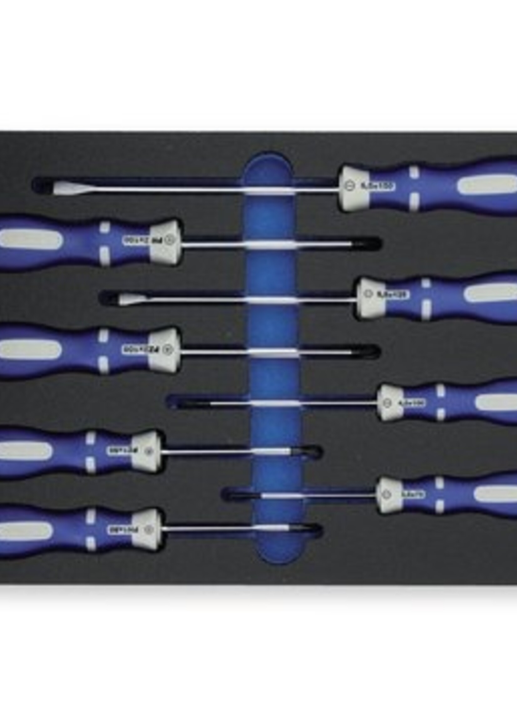 Berner Schroevendraaiers 2K Top gleuf - PH - PZ 8 st