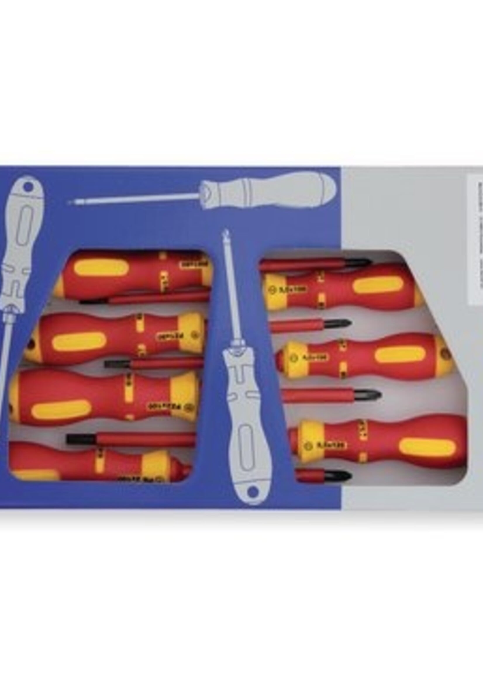 Berner Schroevendraaierset geïsoleerd VDE ZS - PH - PZ 7 st,