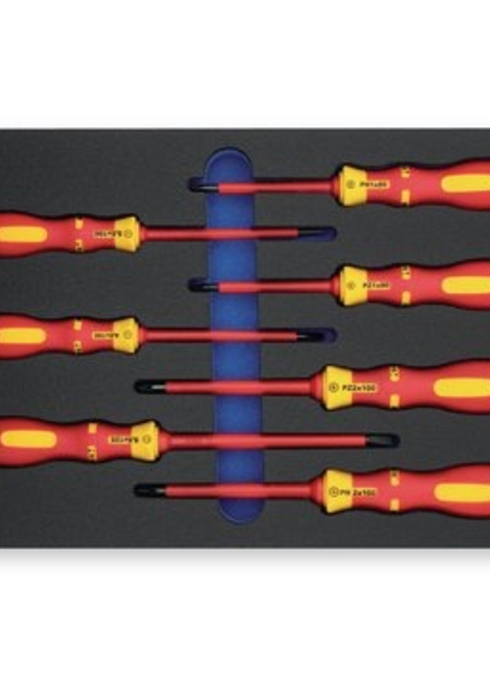 Berner Schroevendraaierset geïsoleerd VDE ZS - PH - PZ 7 st,
