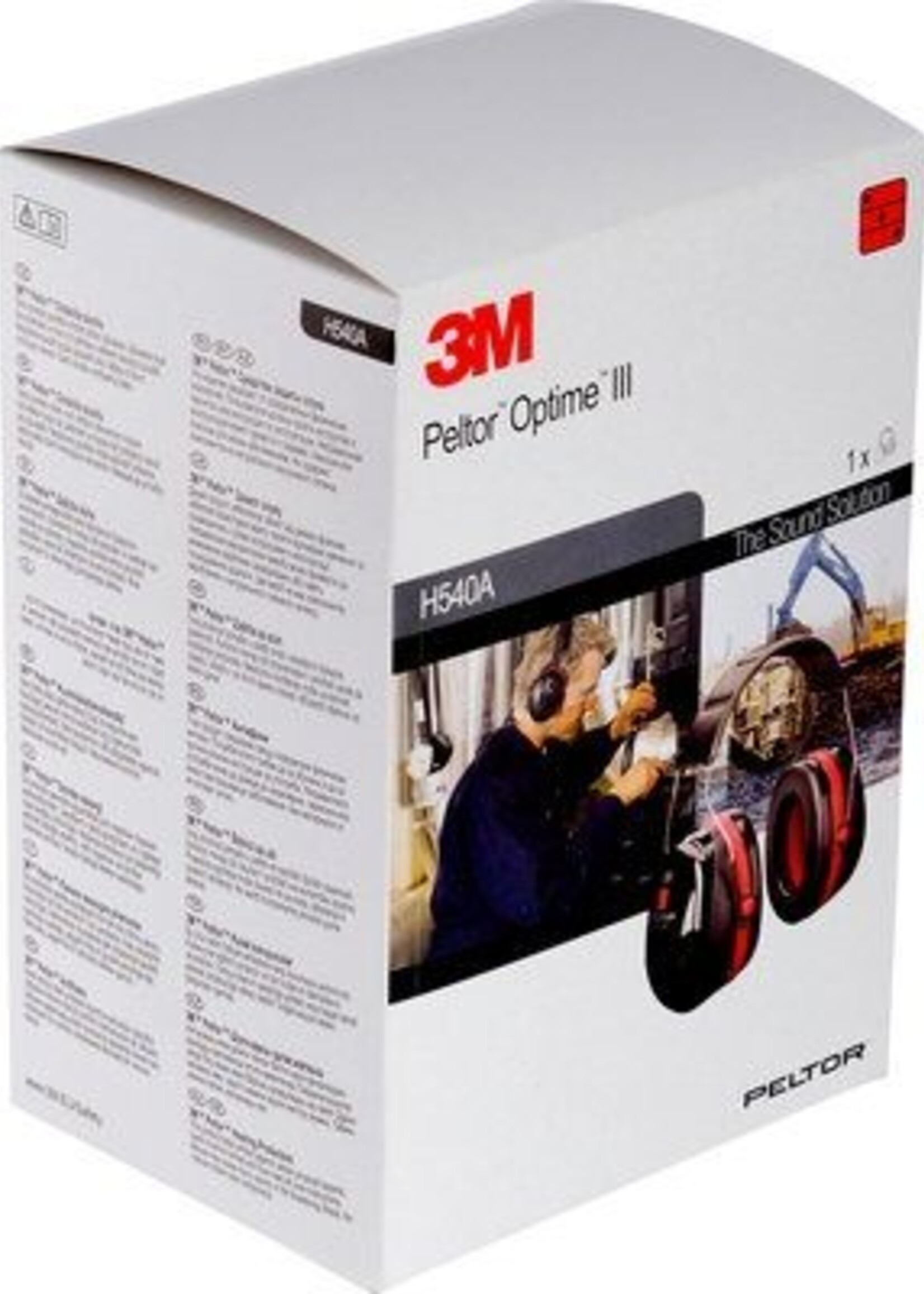 3M 3M™ PELTOR™ Optime™ III Gehoorkap met hoofdbeugel