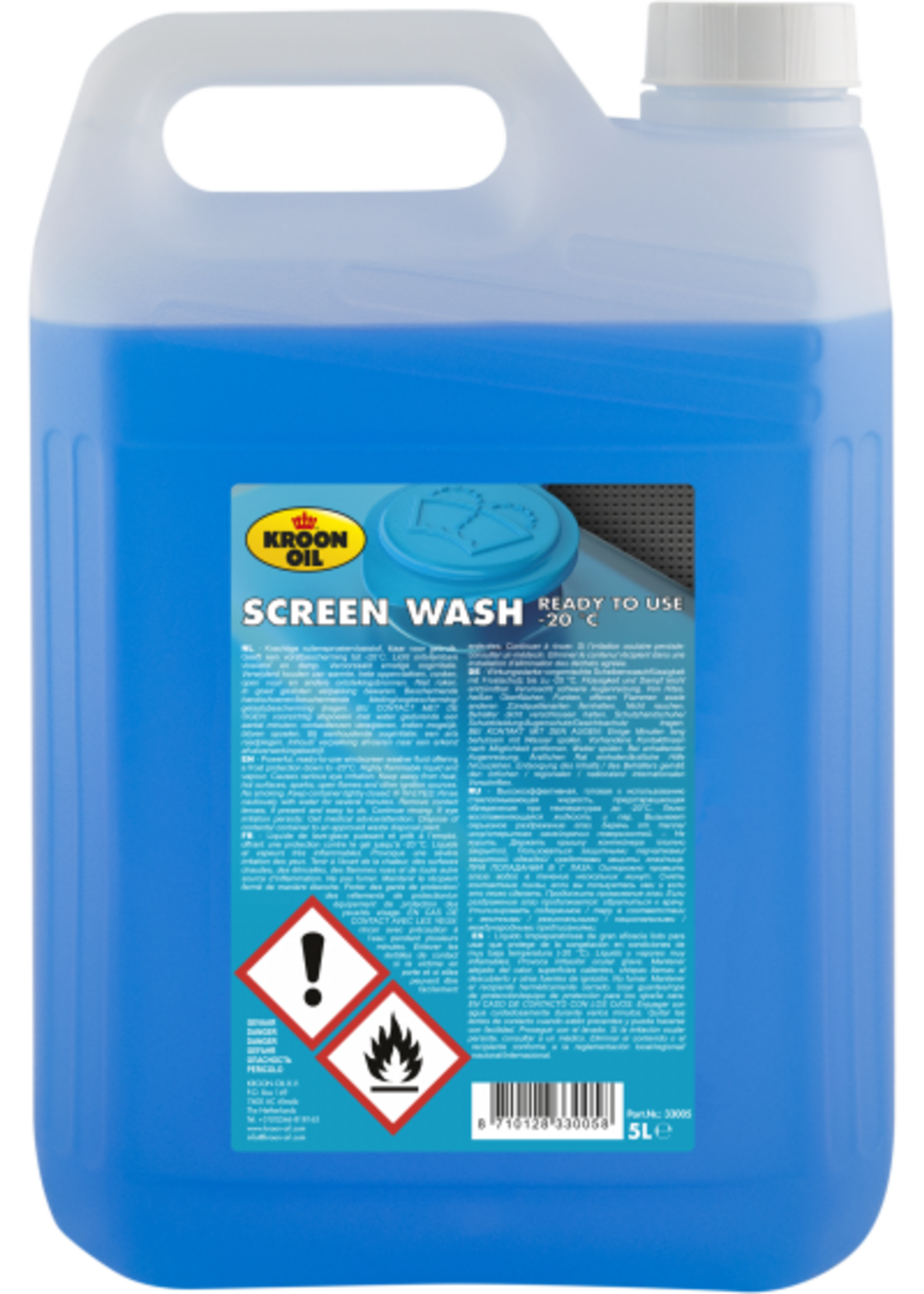 Kroon-oil SCREEN WASH -20 ºC (5 liter)